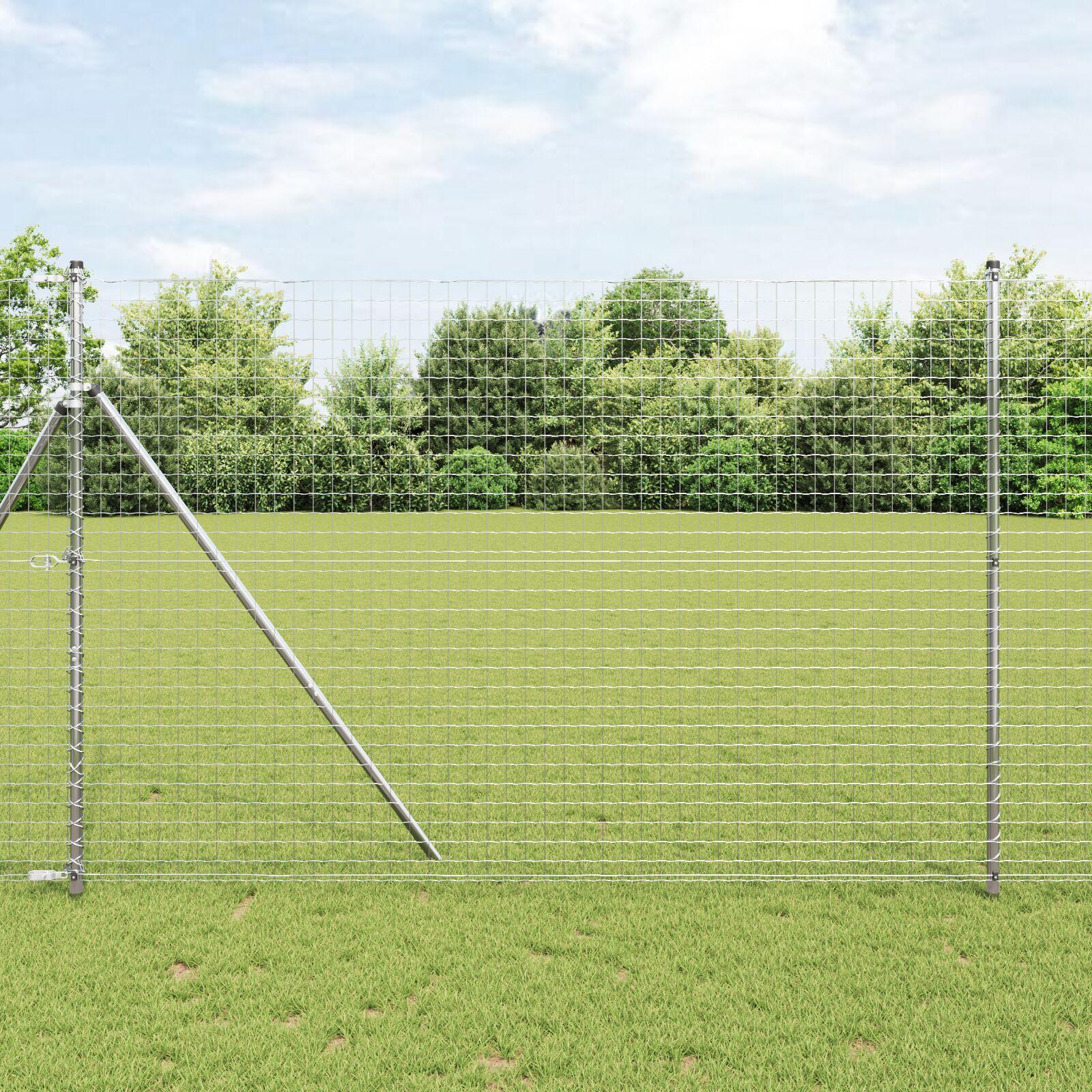 Hegnspæl Andet 52 stk Sølv 3.2 x 3.2 x 200 cm Stål