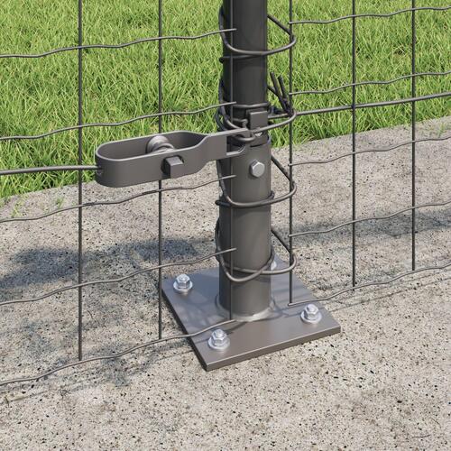 Indhegning Stolper Sæt af 26 Grå Beton 3.2 x 3.2 x 50 cm
