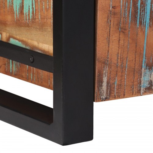 Opbevaringskister 40x30x30cm Solid Genbrugstræ og Metal