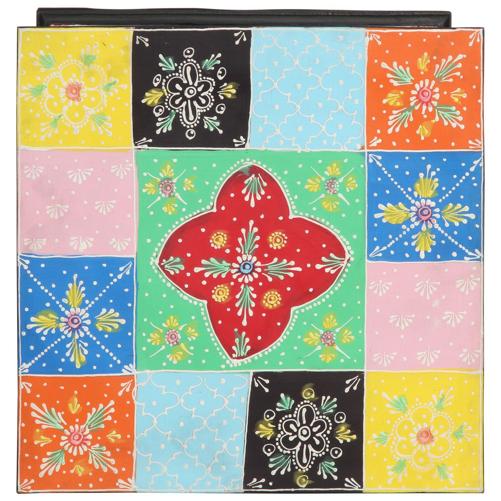 Skuffeskab i flere farver 40x40x60 cm lavet af massivt mango-træ