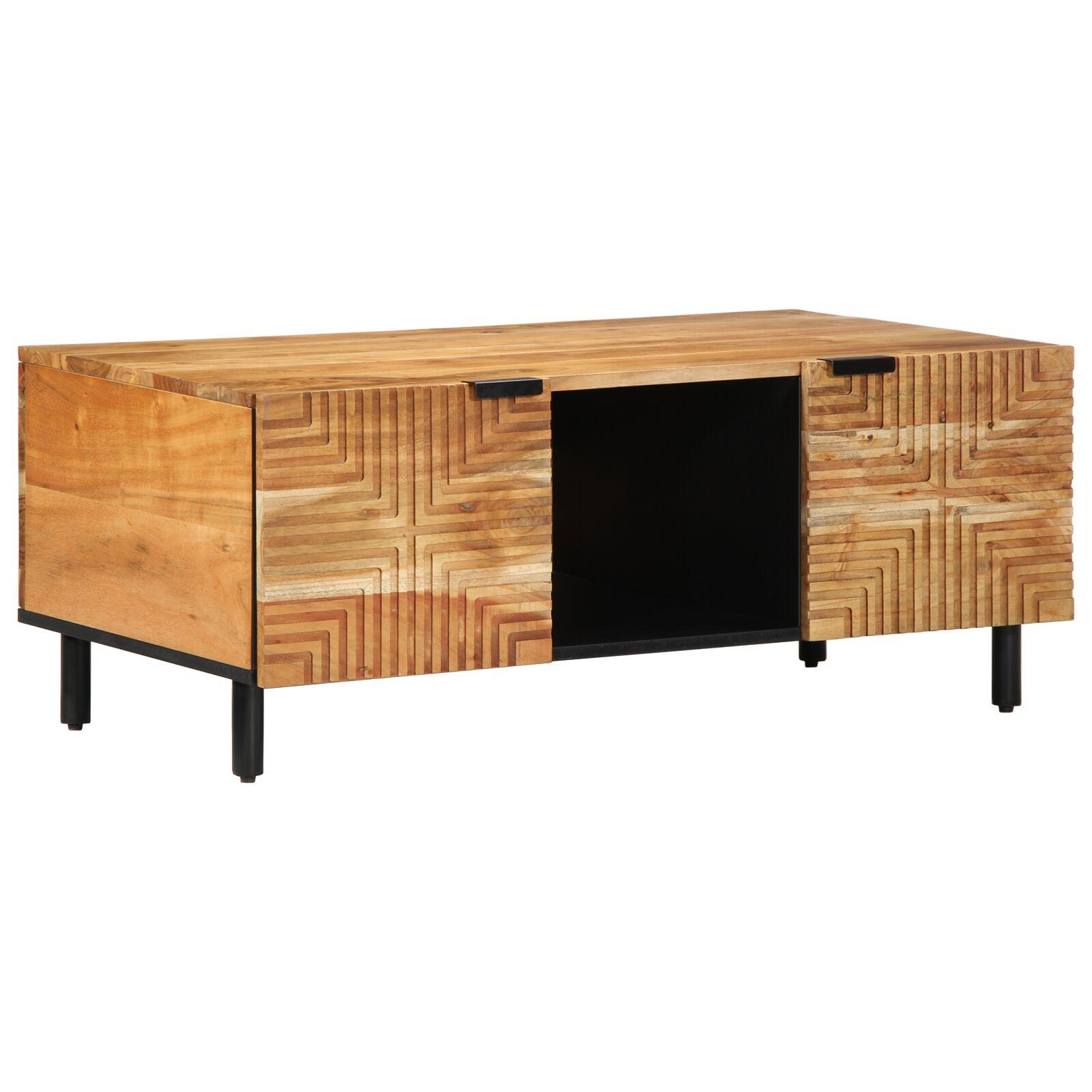 Sofabord Brun 100 x 54 x 40 cm Massivt akacietræ