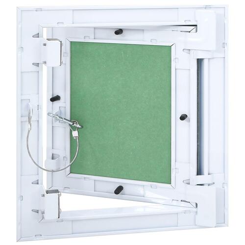 Adgangspanel med alu-ramme og gipspanel 250x250 mm