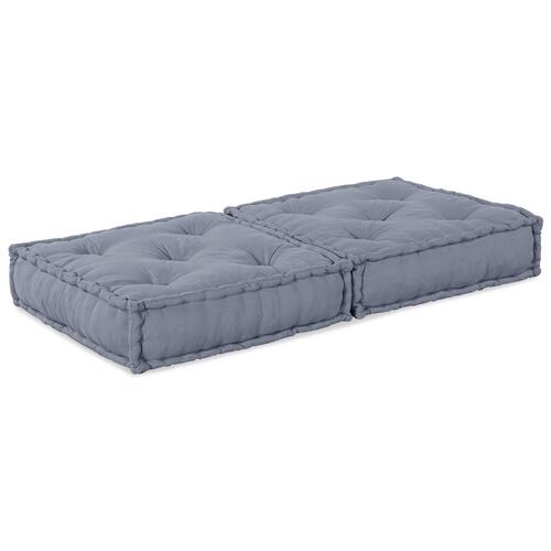 Modulerbar Pouf Grå 70x70x36 i Stof