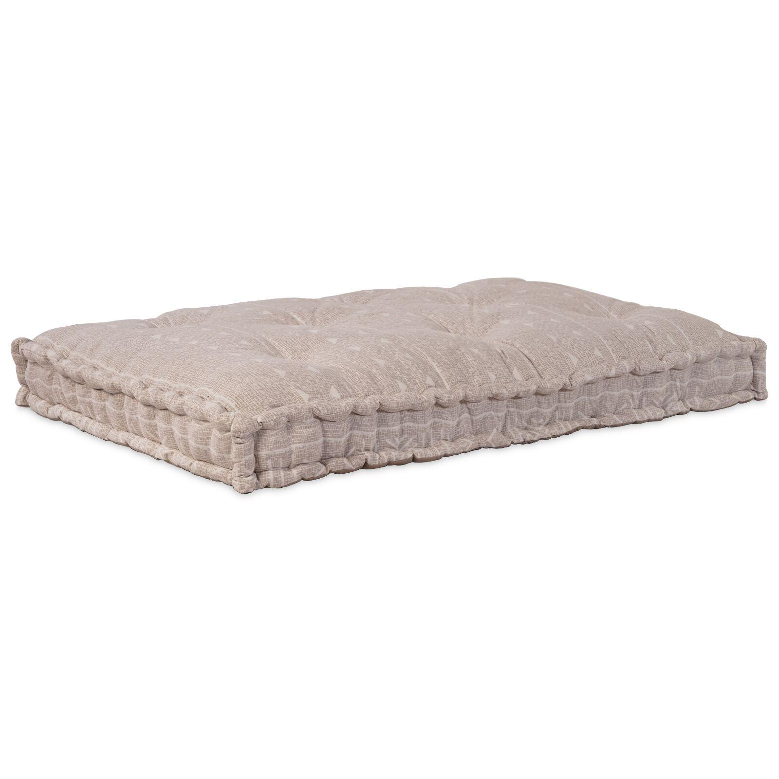 Pallepude Lys Brun 120x80x12 cm Stof