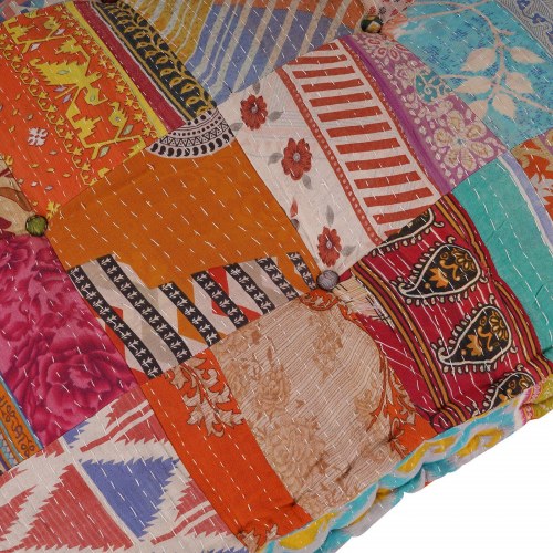 Pallet Sofa Pude Patchwork Stof