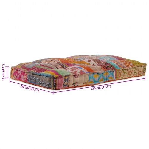 Pallet Sofa Pude Patchwork Stof