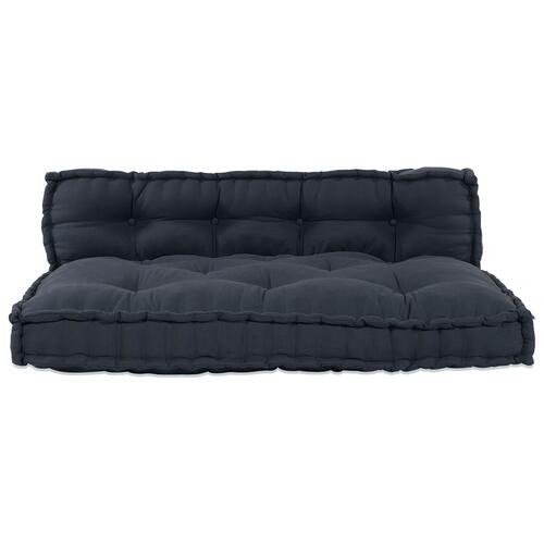 Pallet Sofa Pude med Rygstøtte i Antracitgrå