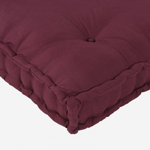 Pallet Sofa Pude med Rygstøtte Rød Stof