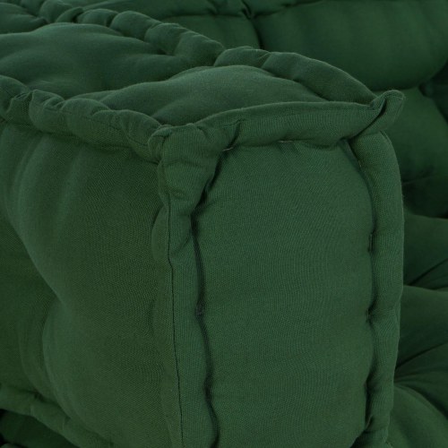 Pallet Sofa Pude med Arm- og Rygstøtte Grøn Stof
