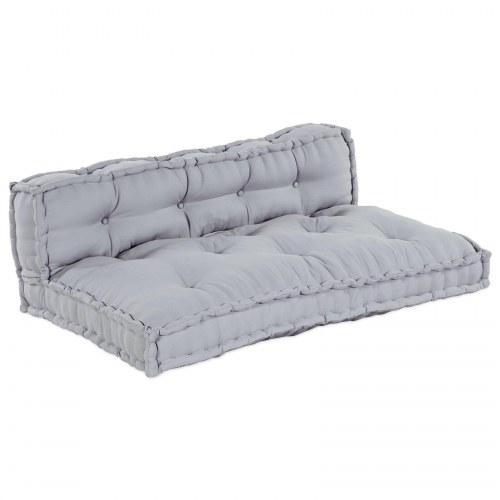 Pallet Sofa Pude med Rygstøtte - Grå Stof