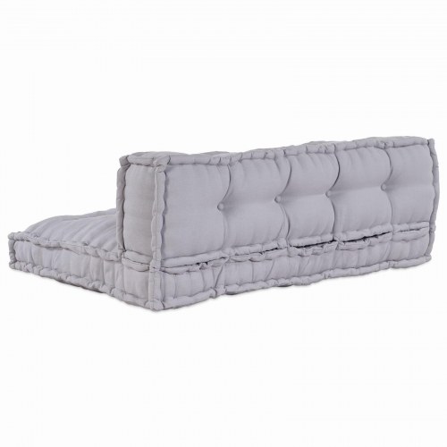 Pallet Sofa Pude med Rygstøtte - Grå Stof
