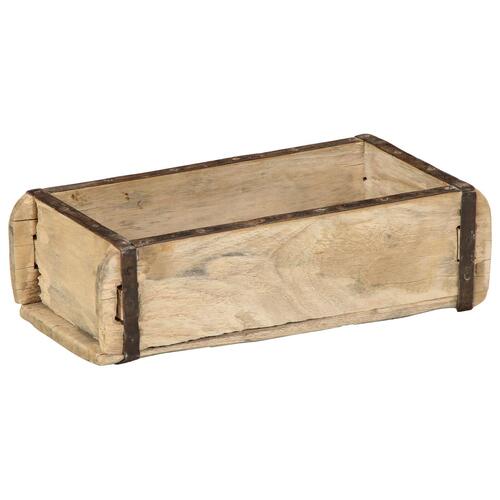 Bakke 30x15x9 cm Solid Træ Genbrugt