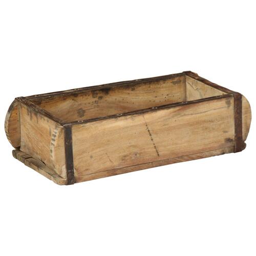 Bakke 30x15x9 cm Solid Træ Genbrugt