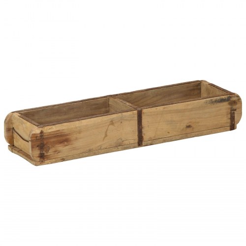 Bakker 4 stk 60,5x15x9 cm Massivt træ Genbrugt