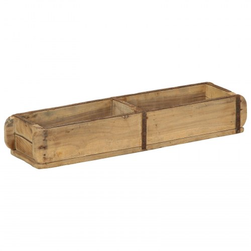 Bakker 4 stk 60,5x15x9 cm Massivt træ Genbrugt