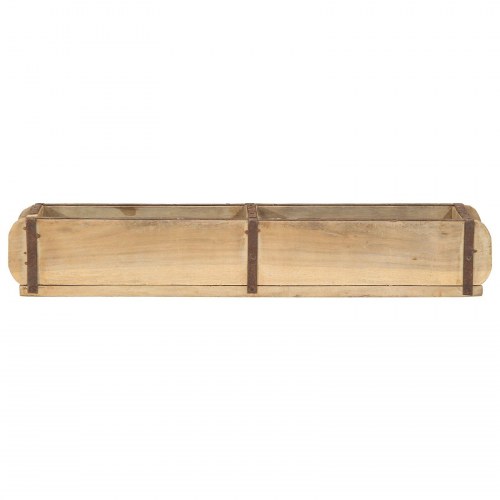 Bakker 4 stk 60,5x15x9 cm Massivt træ Genbrugt