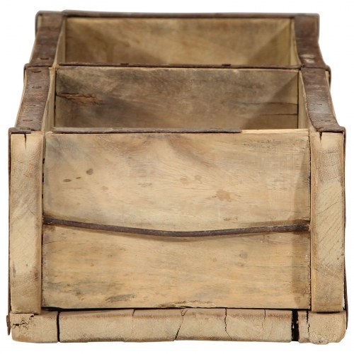 Bakker 4 stk 60,5x15x9 cm Massivt træ Genbrugt