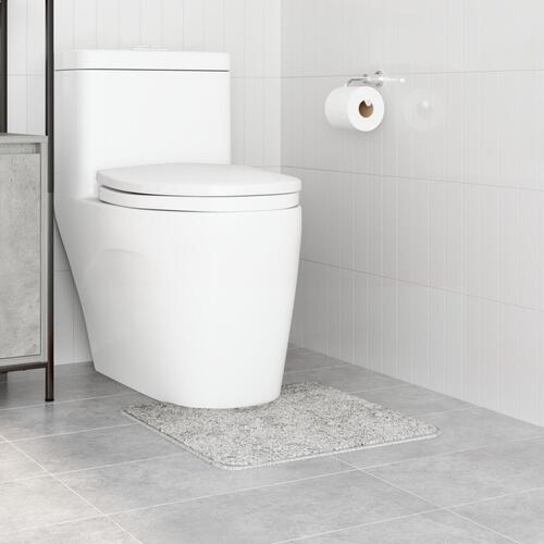 Bademåtte U-formet Grå 50x50 cm Polypropylen Skridsikker
