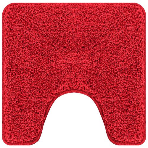 Bademåtte U-formet Rød 50x50 cm Polypropylen Skridsikker
