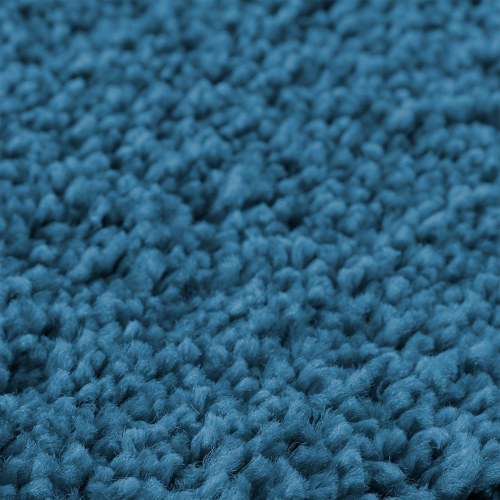 Bademåtte U-formet Blå 50x50 cm Polyester Skridsikker