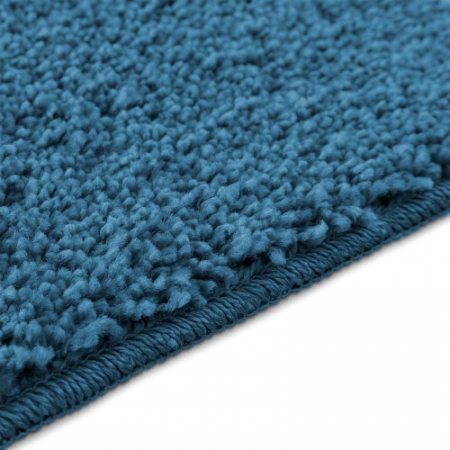 Bademåtte U-formet Blå 50x50 cm Polyester Skridsikker