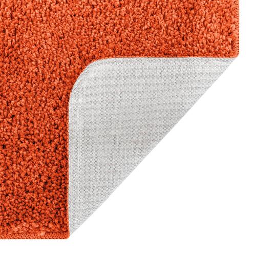 Bademåtte Rektangulær Orange 50x80 cm Polypropylen Skridsikker