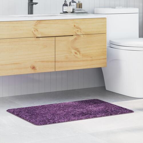 Bademåtte Rektangulær Lilla 60x90 cm Polypropylen Skridsikker