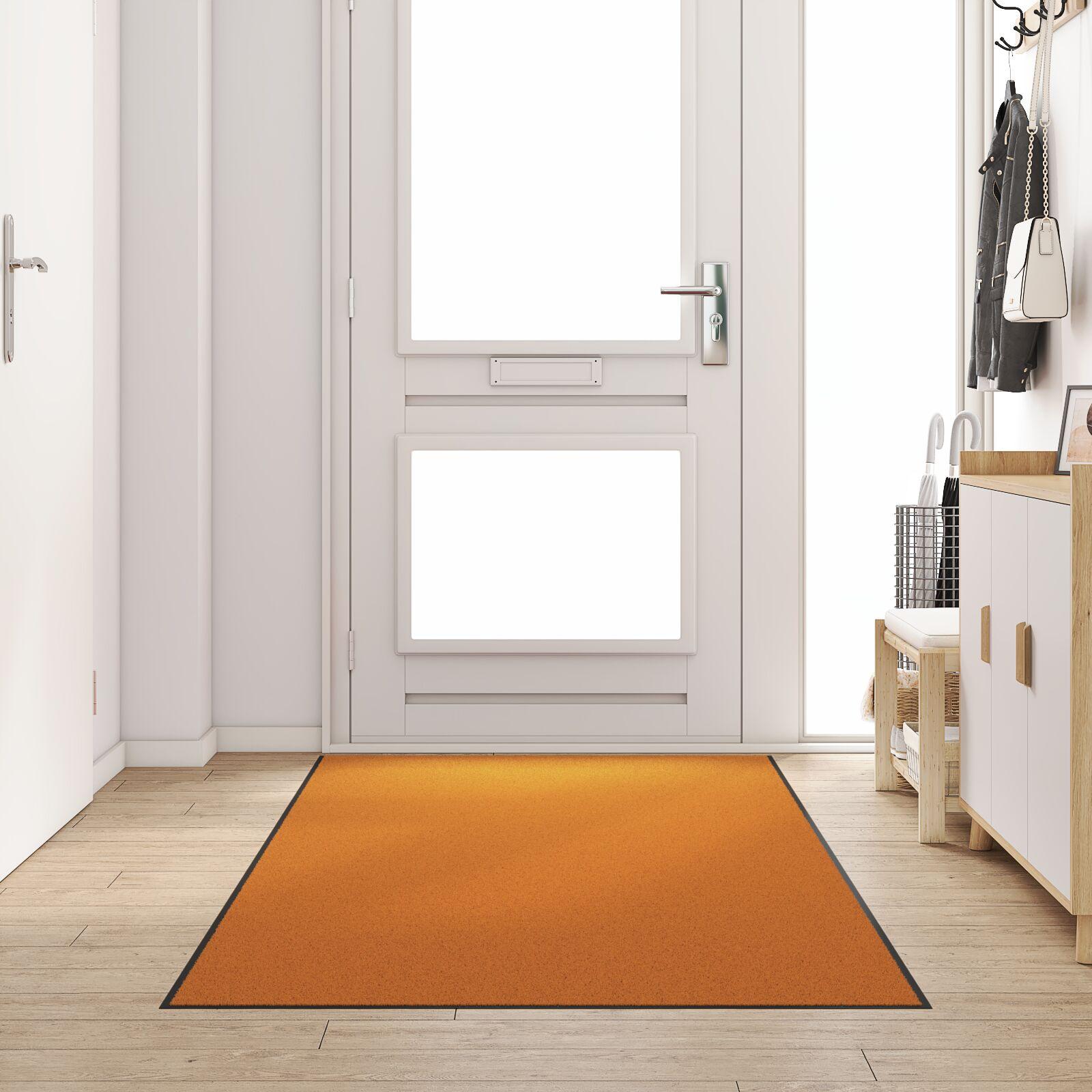 Dørmåtte Vaskbar Orange 120x300 cm