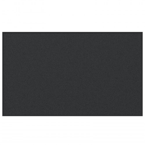 Dørmåtte Rektangulær Sort 90x150 cm