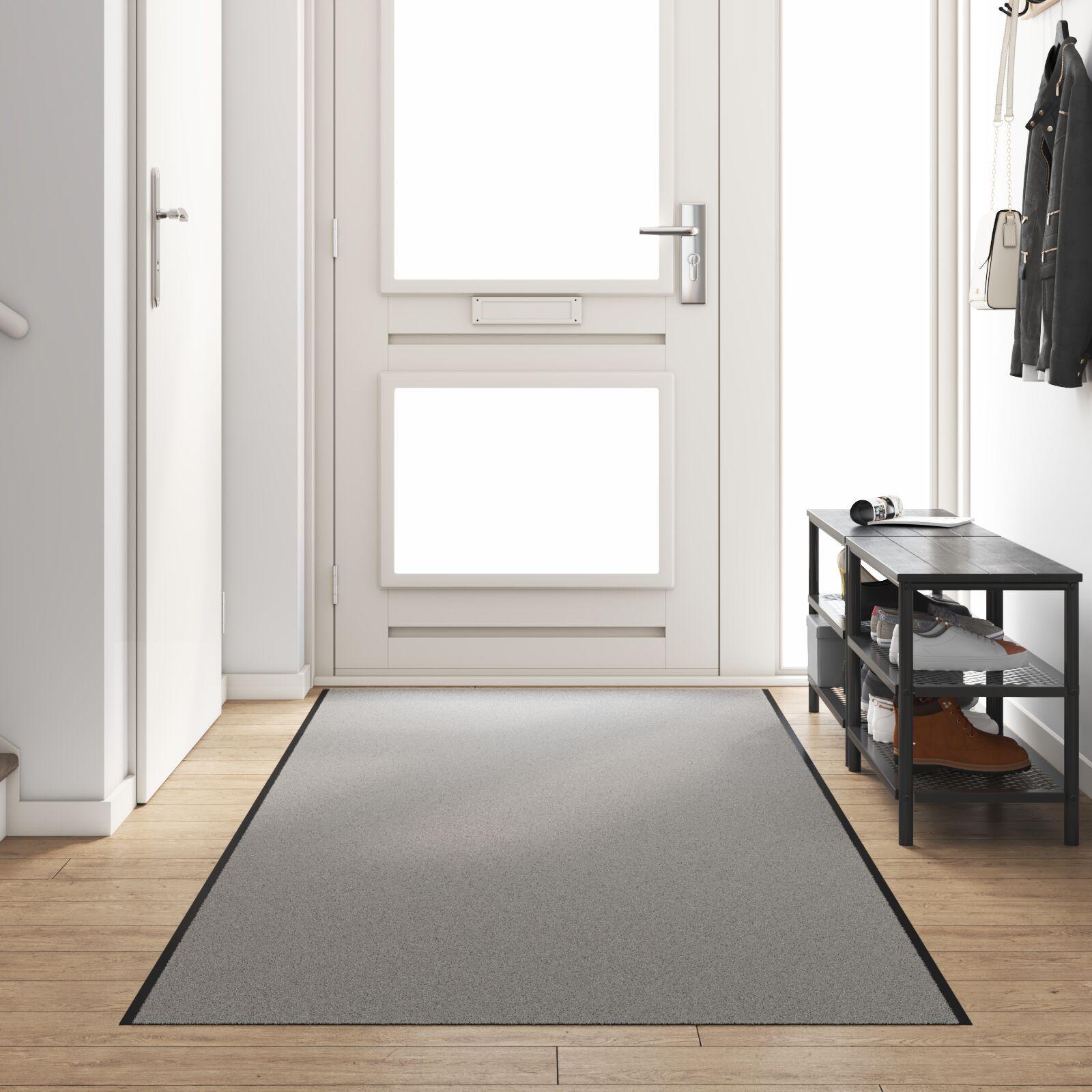 Dørmåtte Rektangulær Grå 120x400 cm