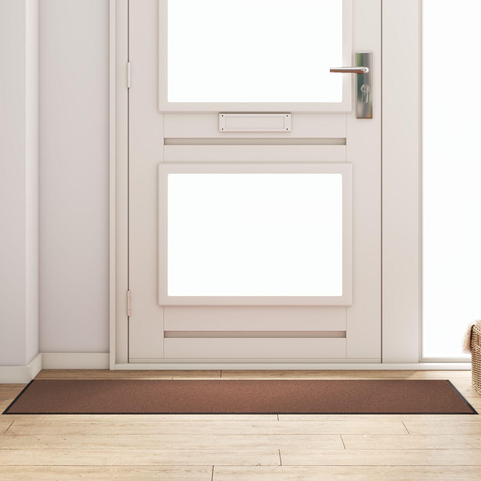 Rektangulær Brun Dørmåtte 60x180 cm