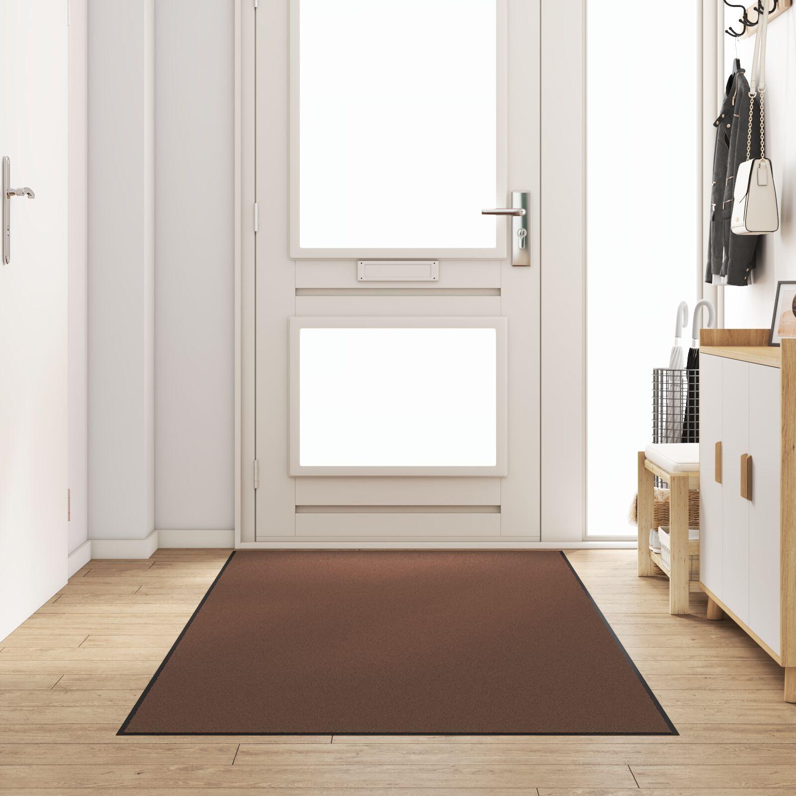Dørmåtte Rektangulær Brun 120x300 cm