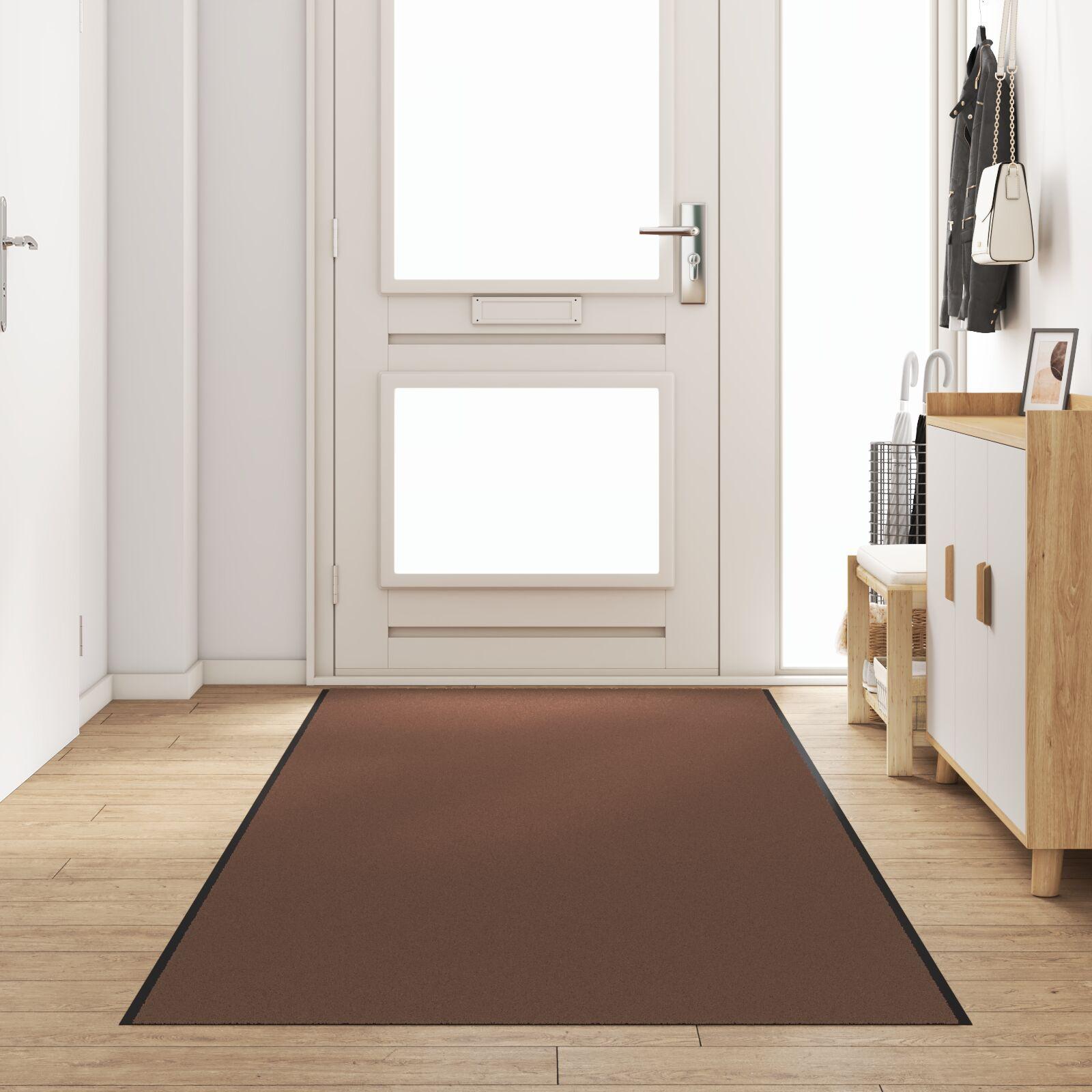 Dørmåtte Rektangulær Brun 120x400 cm