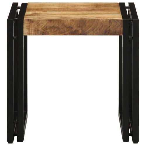 Sofabord 40x50x38 cm Solid Groft Træ Mango