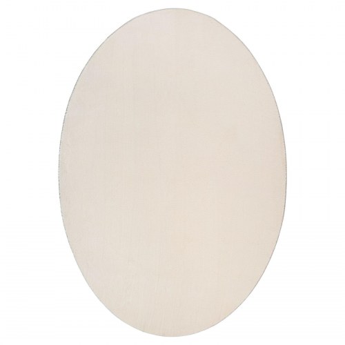 Tæppe Beige Polyester 140 x 200 cm Skridsikkert Områdetæppe