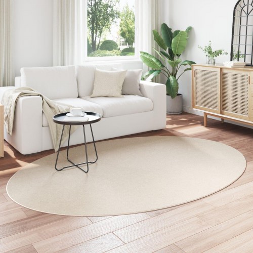 Tæppe ""HUARTE"" Beige 160x230 cm Oval