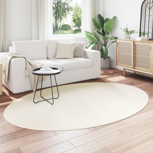 Tæppe ""HUARTE"" Creme 160x230 cm Oval