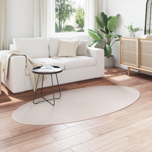 Tæppe ""HUARTE"" Sand 100x200 cm Oval