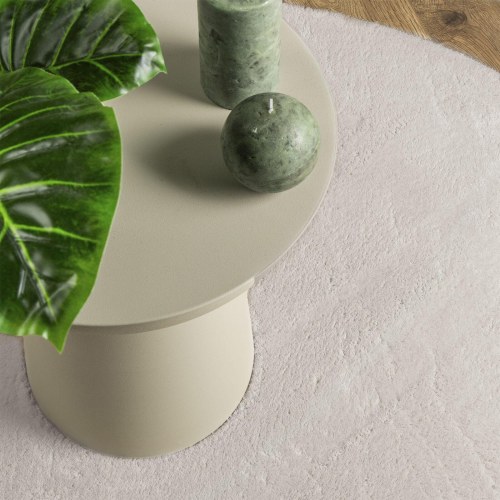 Tæpper Sand Polyester 140 x 200 cm Slidstærk Områdetæppe Oval