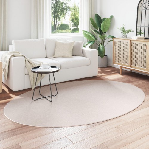 Tæppe ""HUARTE"" Sand 160x230 cm Oval