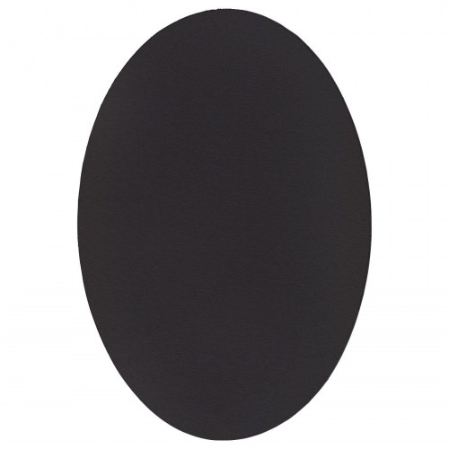 Tæppe ""HUARTE"" Sort 160x230 cm Oval