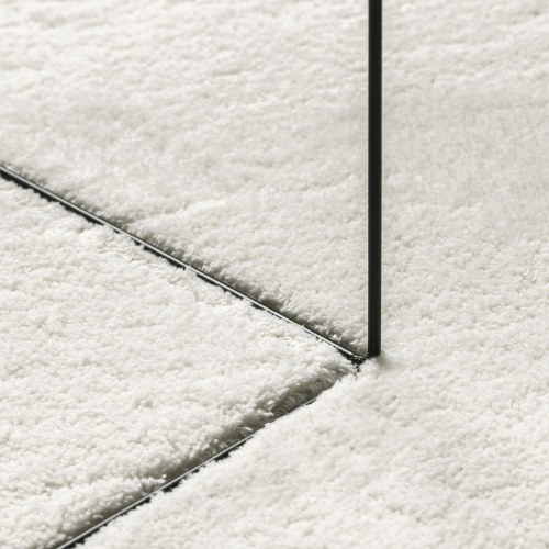 Tæpper Cremefarvet Polypropylen 140 x 200 cm Områdetæppe Oval