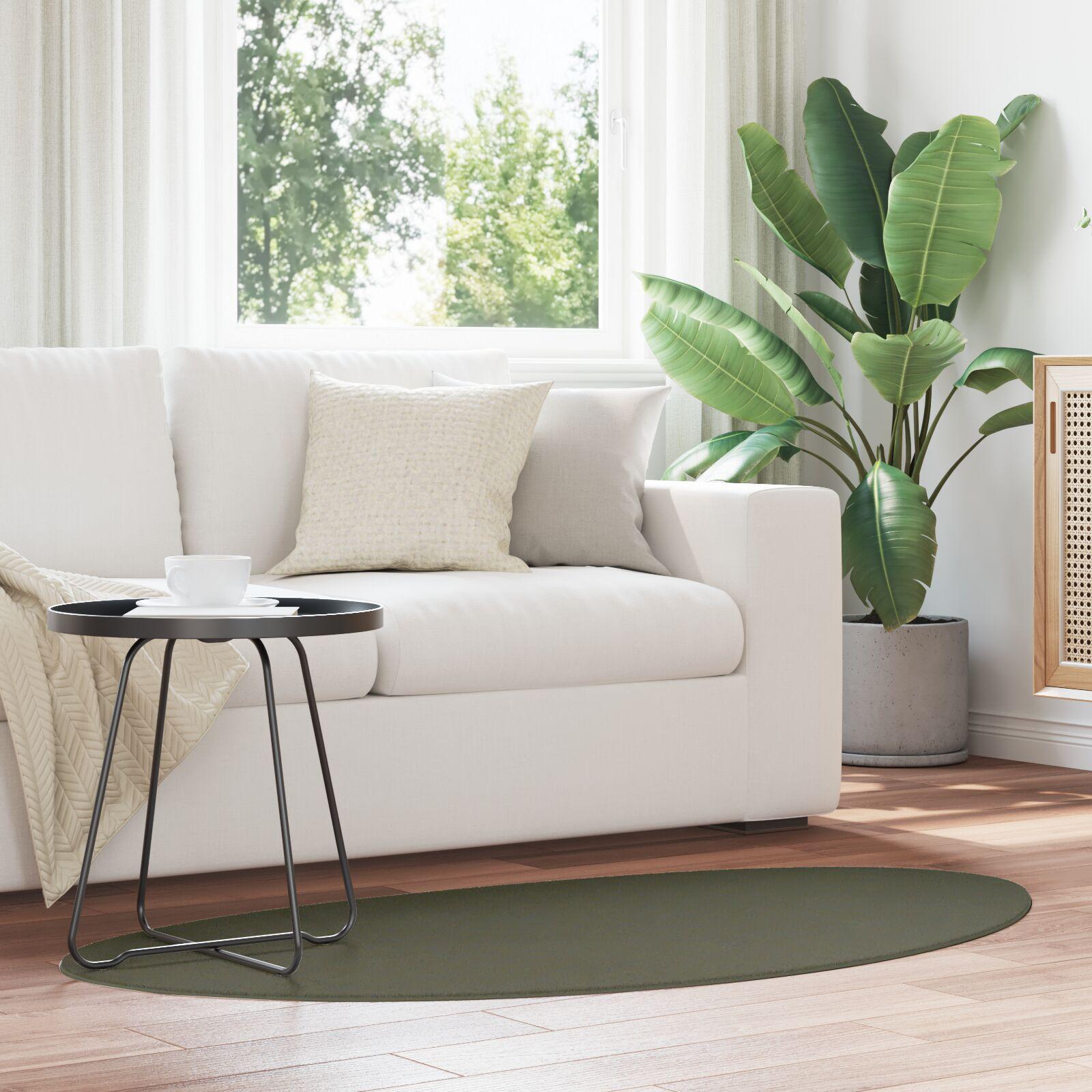 vidaXL Tæppe HUARTE Skovgrøn 80 x 150 cm Polyester
