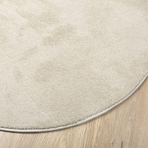 Gulvtæppe Beige 100x200 cm Polyester Skridsikkert