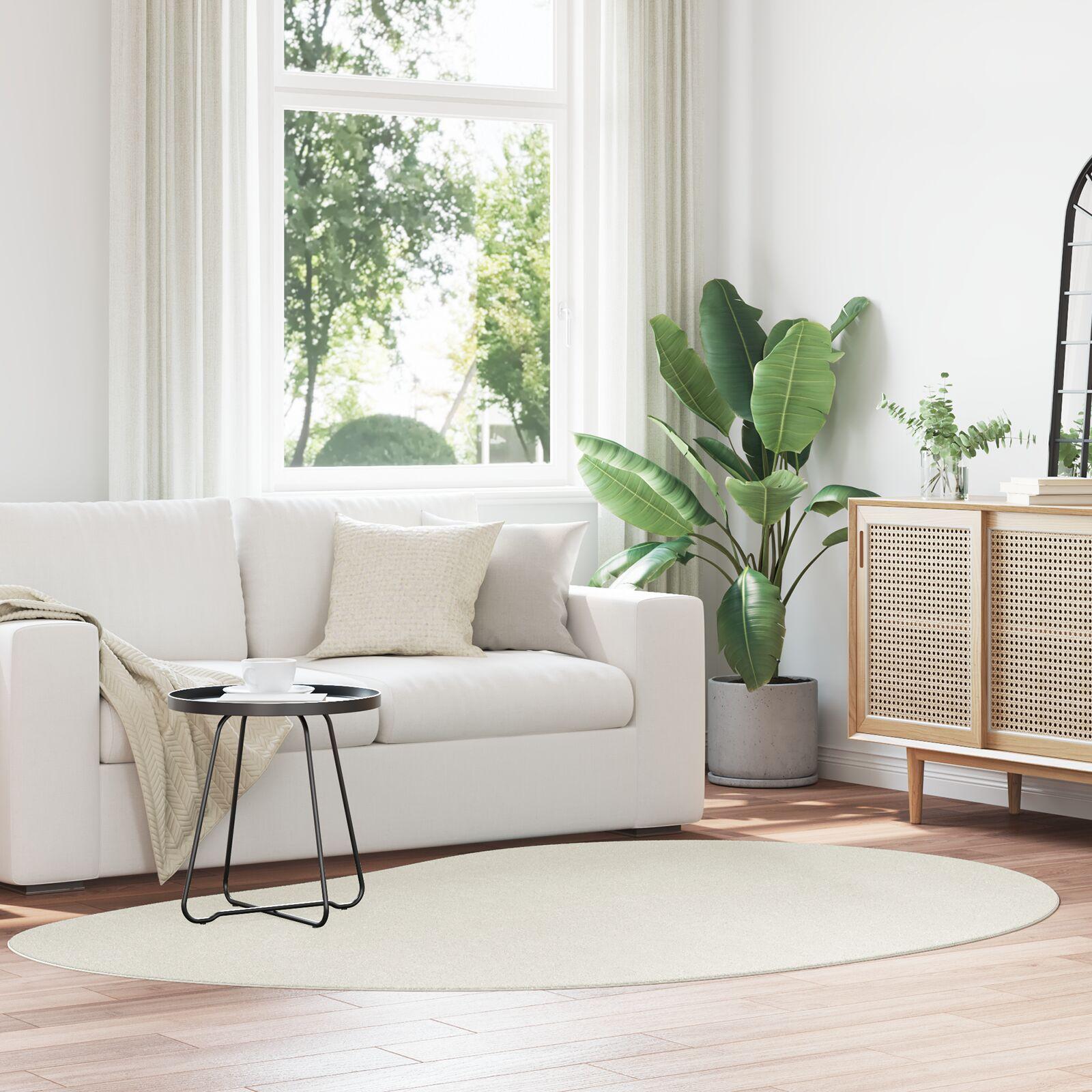 Tæppe HUARTE Creme 160 x 230 cm Polyester
