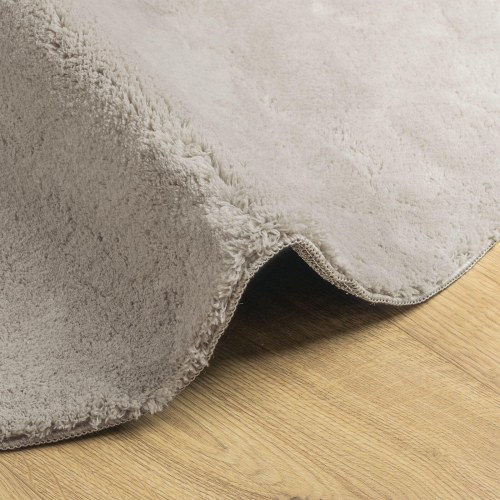 Områdetæppe Sand 100x200 cm Polyester Non-Slip