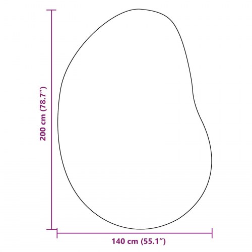 Områdetæppe Sand 140x200 cm Polyester Skridsikker