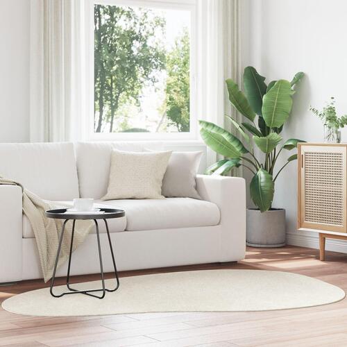 Tæpper Cremefarvet Uld 140 x 200 cm Dekorative indlæg