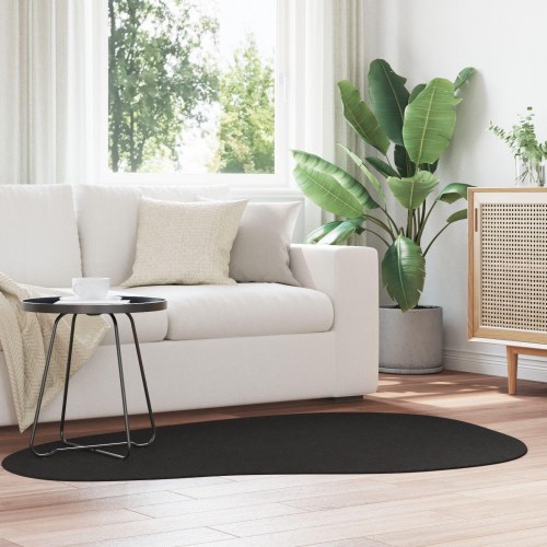 Tæpper Sort Polyester 120 x 170 cm Områdetæpper Andet Moderne