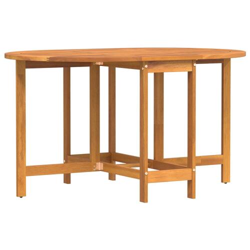 Sammenklappeligt Smørrebrødsbord 110x60x72 cm i Massivt Akacietræ - Oval